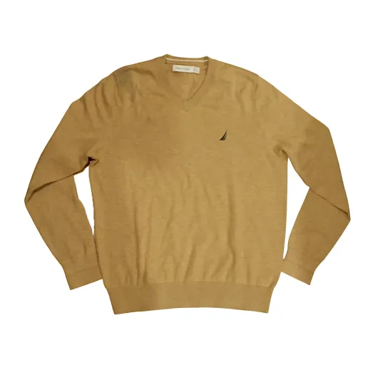Vintage Beige Nautica Sweater Small