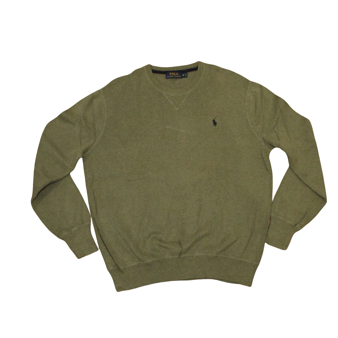 Vintage Green Ralph Lauren Polo Sweater Medium